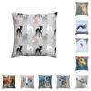 Greyhounds Pillowcase Polyester Cushion Cover Decoration Sloughi Azawakh Dog Pillow Case Cover Home Dropshipping 45X45cm