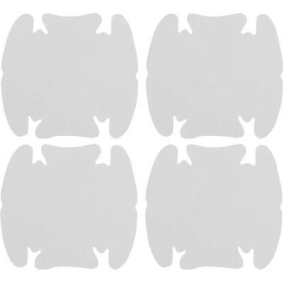 4x Przezroczysta Ochrona Naklejka Samoprzylepna Uchwyt Drzwi Samochód Pojazd