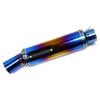 Silenciador Modificado para Motocicleta Tubo de Escape Azul para Y15ZR Yamaha Kawasaki 51mm Universal Tubo de Escape de Gran Cilindrada Escape