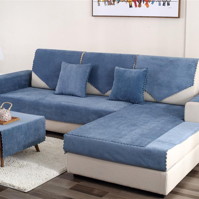 Uniwersalny Wodoodporny Pokrowiec na Sofę, Mata do Przewijania Zwierząt, Nowoczesny Nordycki, Jednolity Kolor, Antypoślizgowy, Pokrowce Ochronne na Sofę,