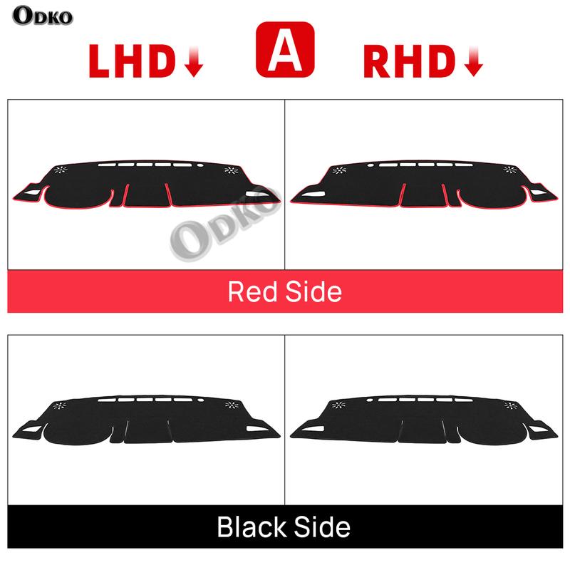 Car Dashboard Avoid Light Cover Non-Slip Carpets Anti-UV Mat For Toyota Corolla Cross XG10 2024 2025 Accessories
