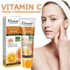 Vitamin C Sonnenschutz für das Gesicht, Sonnenschutz für das Gesicht LSF 50 PA+++, Feuchtigkeitsspendende Gesichts-Sonnencreme mit Hyaluronsäure, Sonnenschutz-Feuchtigkeitscreme mit Vitam