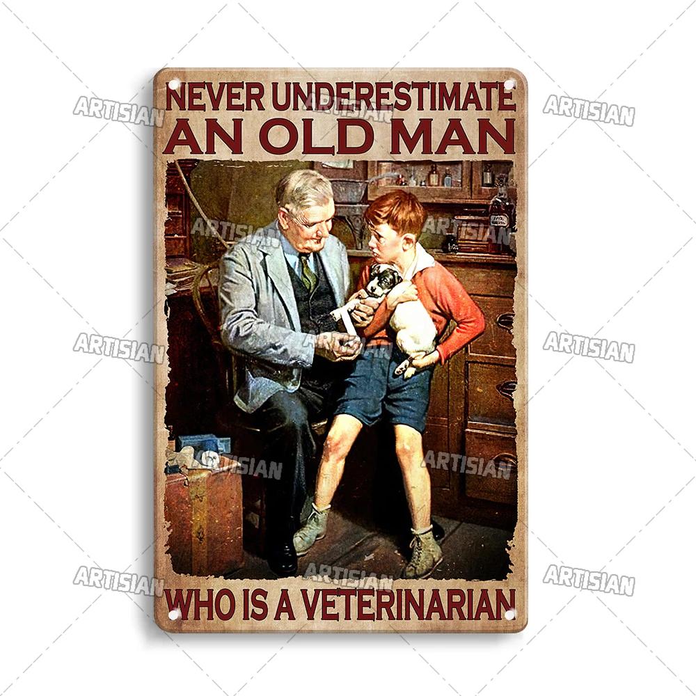 ARTISIAN Weathered Doctor Metal Poster Vintage Metal Tin Sign Man Cave Garage Wall Decorative Home Metal Plaque Art Metal Sign