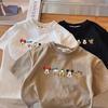 Summer Pure Cotton Kids Short Sleeve T Shirt Cartoon Print Round Neck Casual Top For Boys And Girls
