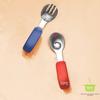 Anti-slip Baby Silicone Spoon Set Anti-Choke Design Toddler Cutlery Kit  Baby Feeding