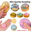Παιχνίδι Ζύμης Ντάμπλινγκ Squishy Μπάλα Σφιξίματος Πολύχρωμο Αισθητηριακό Fidget Toy με Ατμομάγειρα για Ανακούφιση Στρες Διακόσμηση Γραφείου Σπιτιού Δώρο