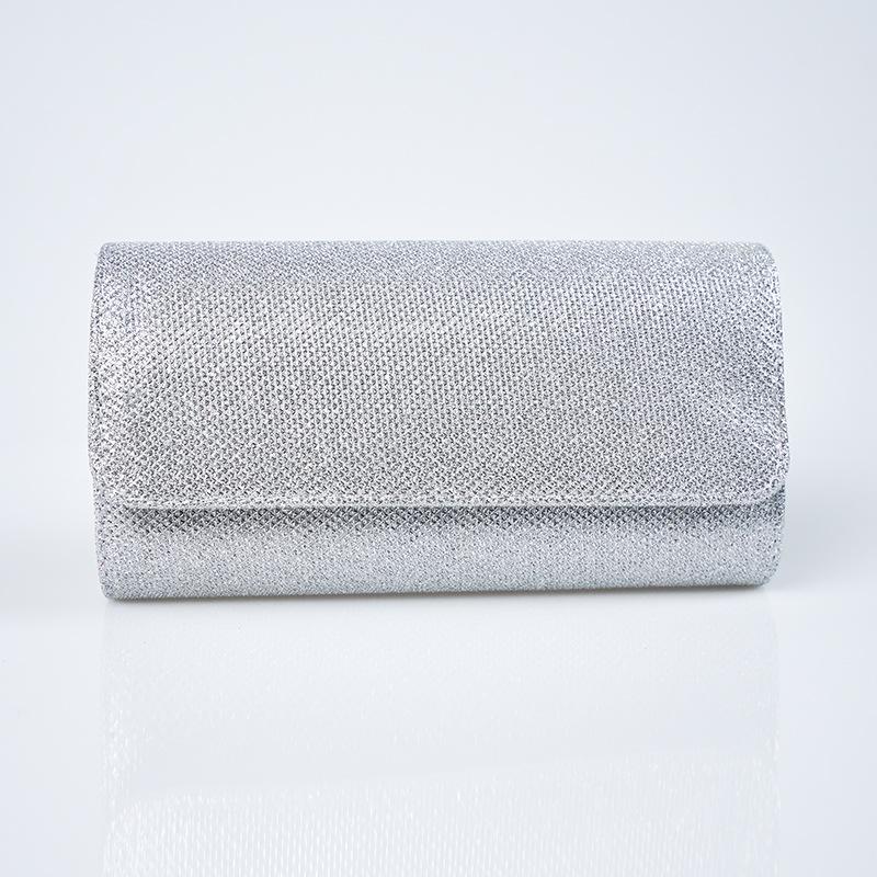 

New Embellished Sequin Handmade Evening Bag Women s Chain Shoulder Bag Bridal Clutch Party Prom Wedding Dinner Envelope Handbag срібний
