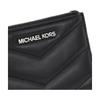 Michael Kors Jet Set Travel Logo Letter Metal Zipper Closure Artificial Leather Wallet Small Men's Black