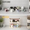 2026 Spring New Multifunctional Coffee Cup Storage Rack Kitchen Seasoning Bottle Cosmetic Storage Living Room Desktop Decoration