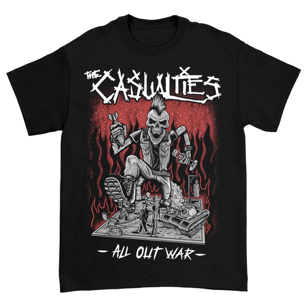 Vtg THE CASUALTIES Band For Fans Cotton Black Shirt Unisex S-5XL TR694 S