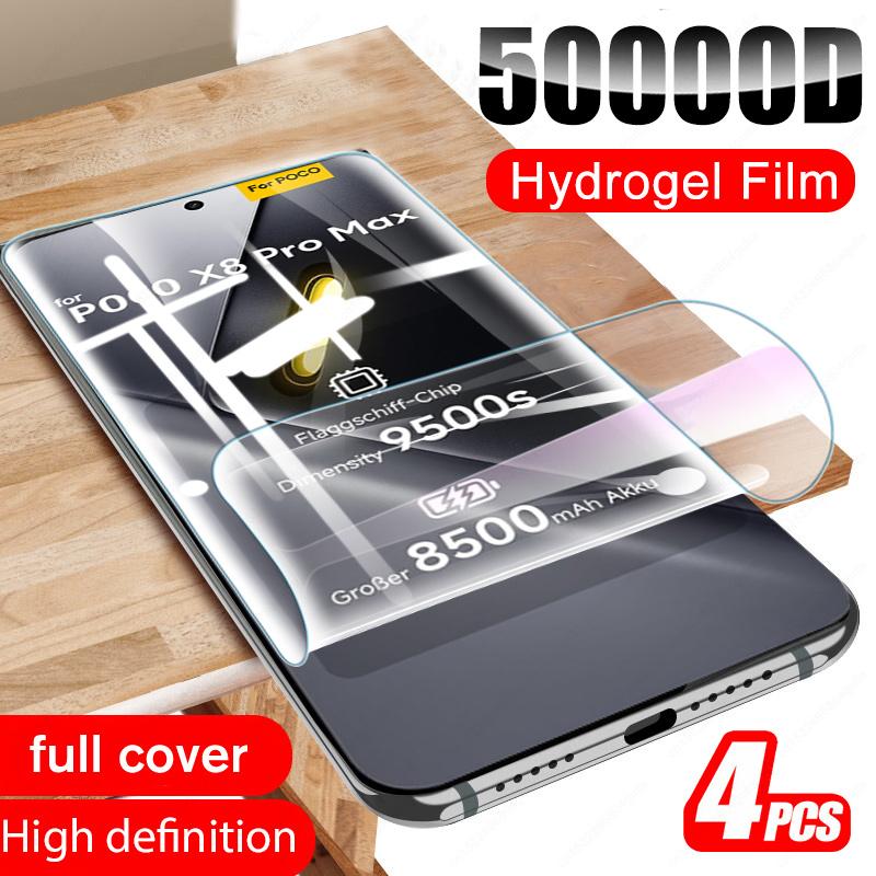 4Pcs For Xiaomi Poco X8 Pro Max 5G Hydrogel Soft Film PocoX8ProMax PocoX8Pro Little X8Pro X8ProMax 5G Screen Protector Not Glass