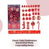 Christmas Ornaments Set 30 Pieces Festive Holiday Decoration Shatterproof Christmas Decorations for Tree for Engagement Wedding