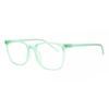Full Rim Square Transparent Green Smartbuy Collection Leonidas Cp124b Fashion Unisex Eyeglasses