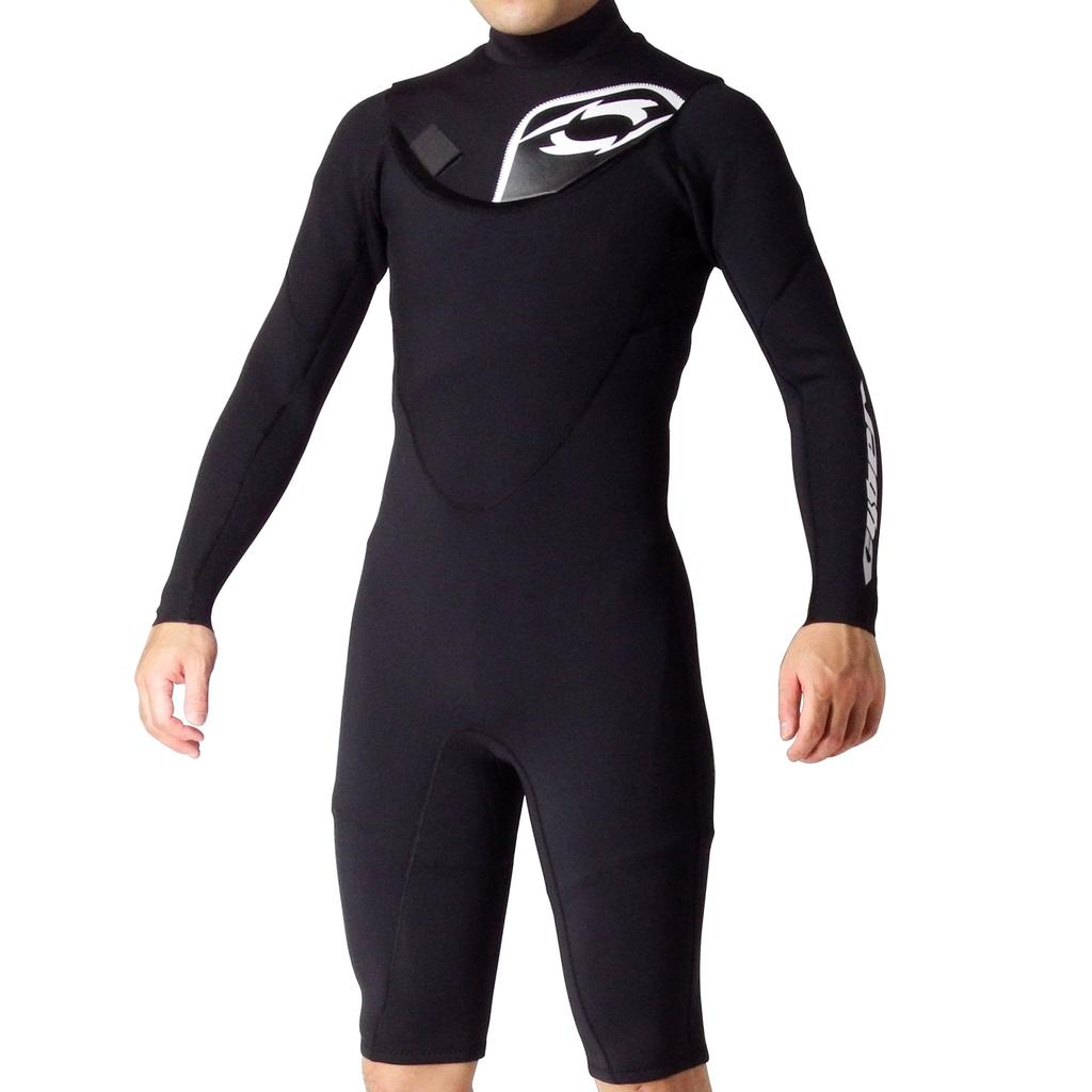 CYBER SHIELD Surfing Wetsuit Long Sleeve Spring Black L 502limited-TYPE-C