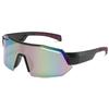 One-piece Colorful Irregular Sports Glasses Outdoor Cross-country Riding Windproof Sunglasses