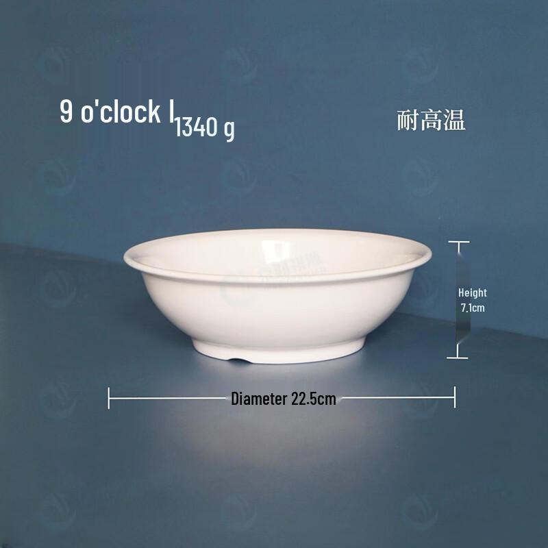 Melamine Imitation Porcelain Chinese Soup Bowls
