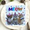 20 pz/Pacco 33*33cm 2 VelI Tovagliolo Usa e Getta per Feste Modello Serie Animali
