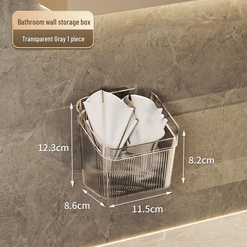 

Wall-Mounted Bathroom Shelf for Used Face Towels