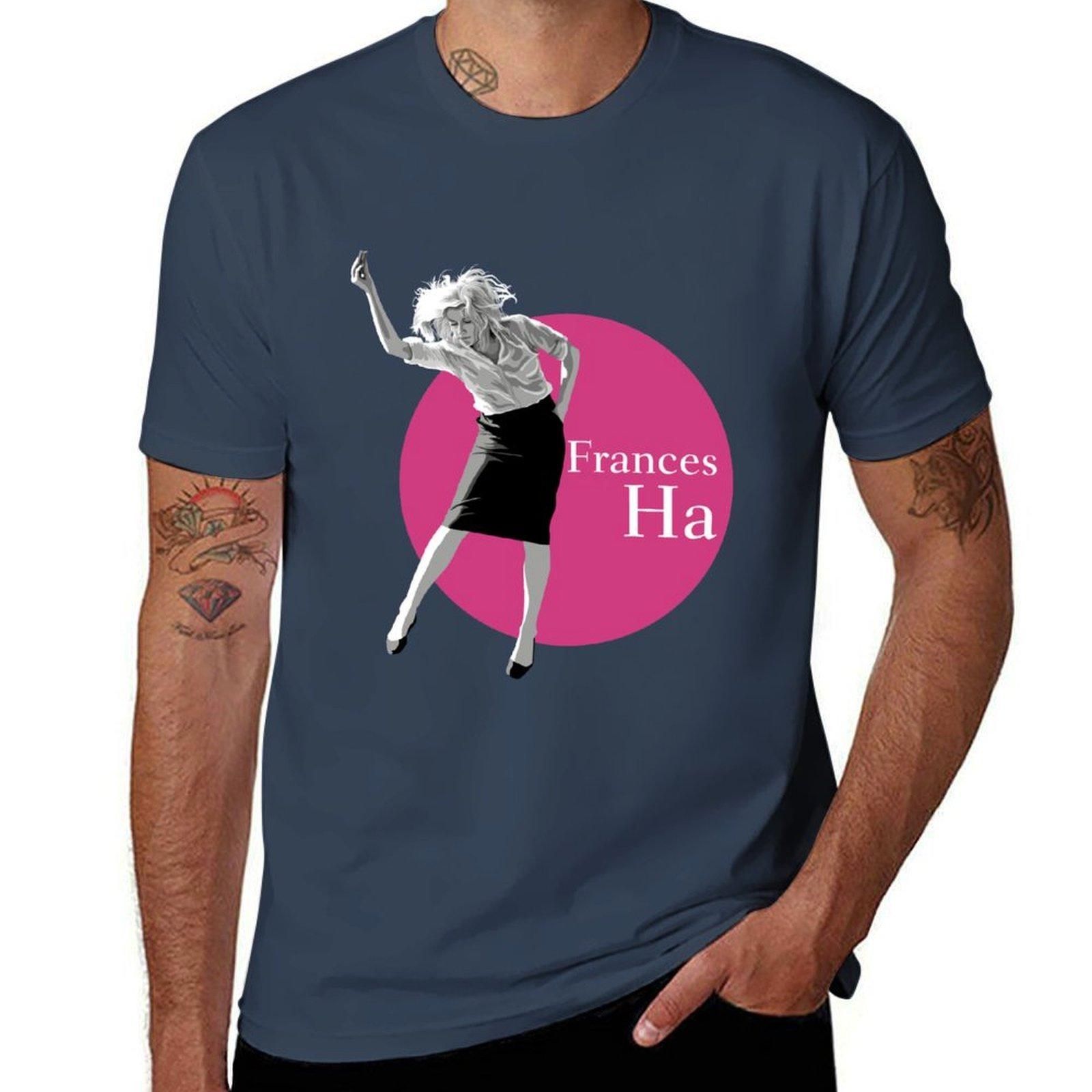 Frances Ha Tshirt Holiday Casual Short Sleeve Top S
