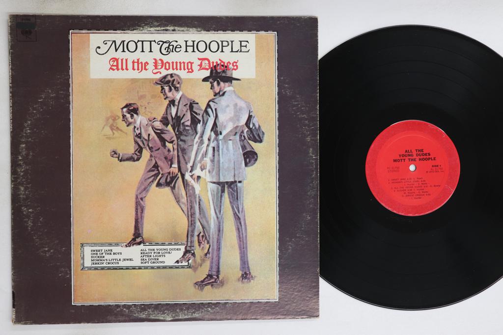 LP Record MOTT THE HOOPLE - All The Young Dudes PC31750 COLUMBIA 1987 US Rock Used