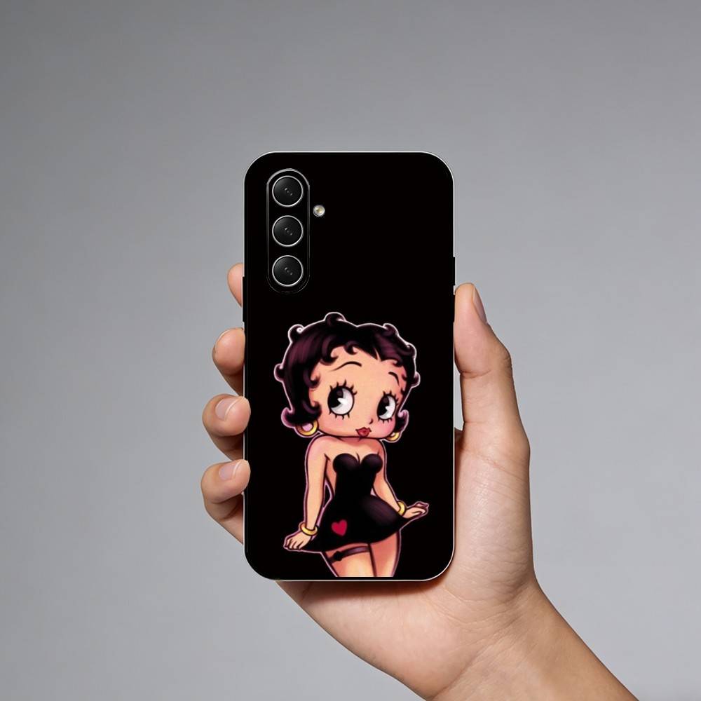 Anime fashing B-Betty cool Phone Case For Samsung Galaxy A73,21,22,32,71,53,52,51,80,5G Soft Black Cover Samsung a71 4g