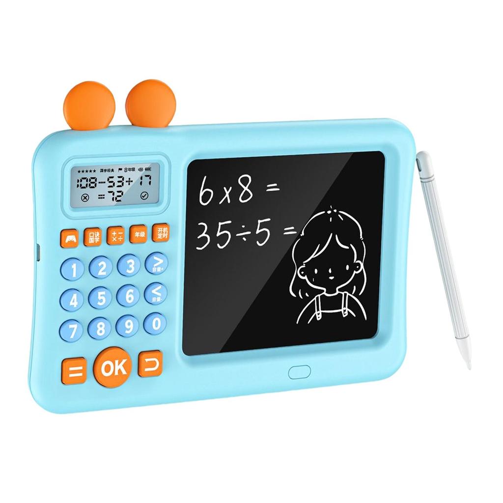 Maths Teaching Calculator Mathematics Learning Aids for Children Students blue