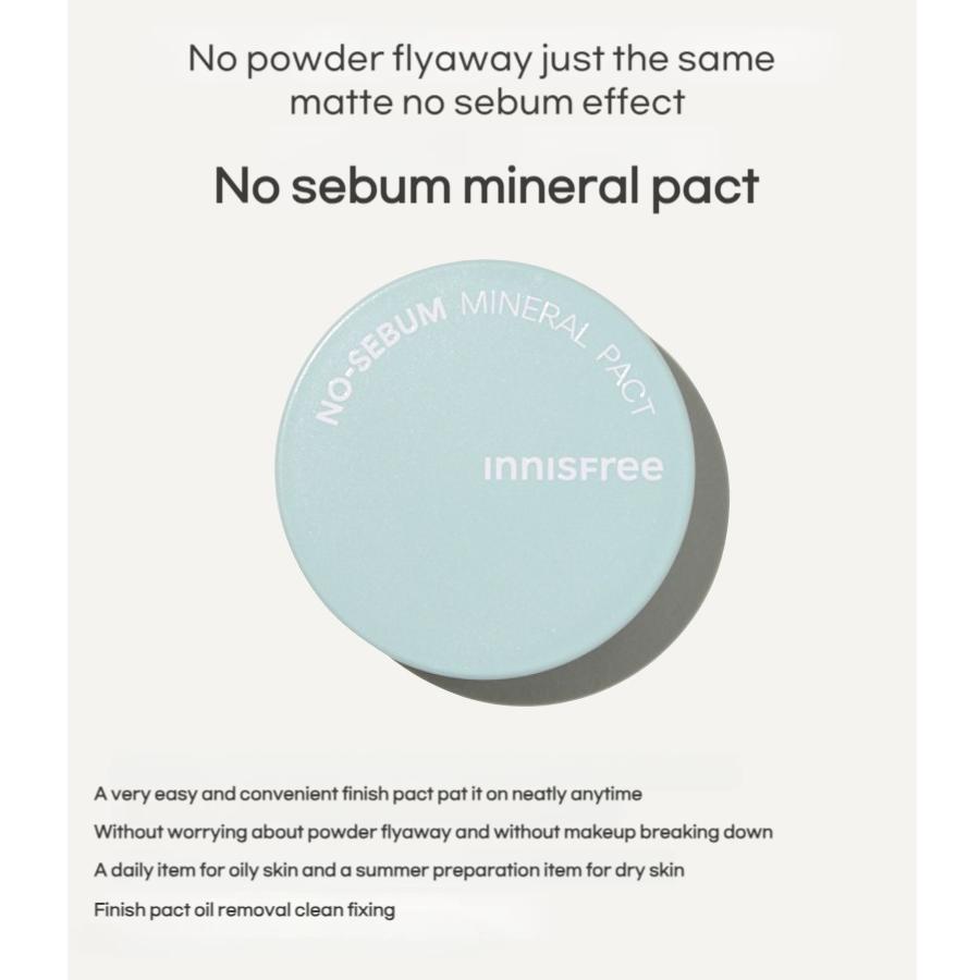 Innisfree No-Sebum Mineral Pact 8.5g