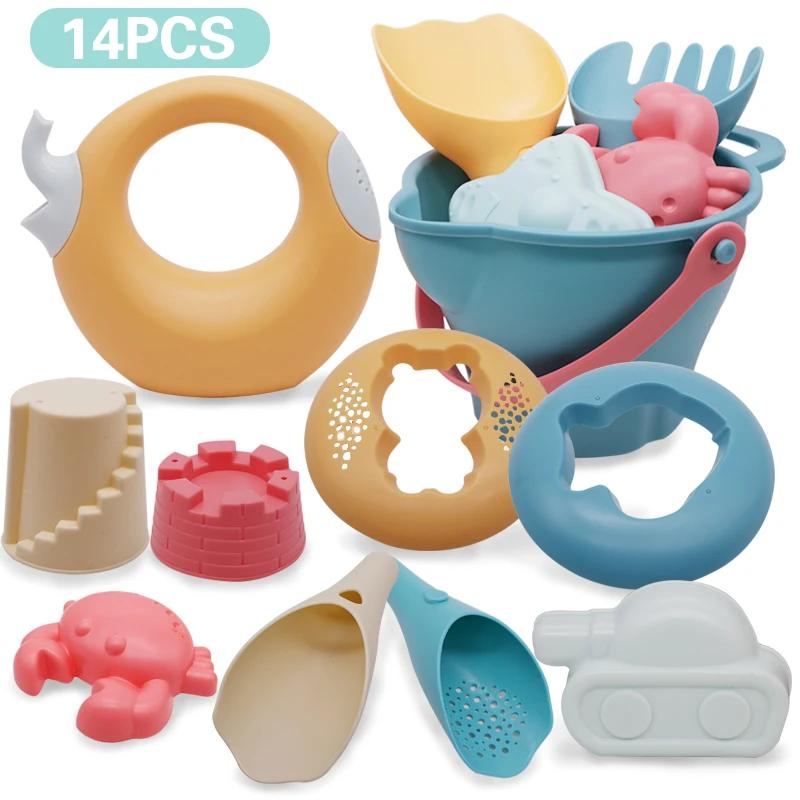 Soft Rubber Beach Toys Beach Water Play Sand Play Soft Material Summer Hot Selling Children's Water Play Toy Set