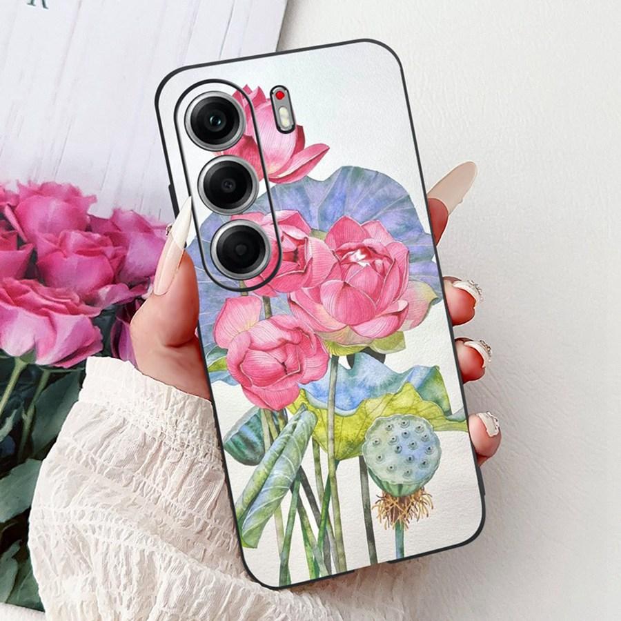 For Tecno Camon 40 Pro 5G Case CM7 Cute Cat Cool Painted TPU Soft Silicone Back Cover For Tecno Camon40 Camon 40Pro Phone Cases