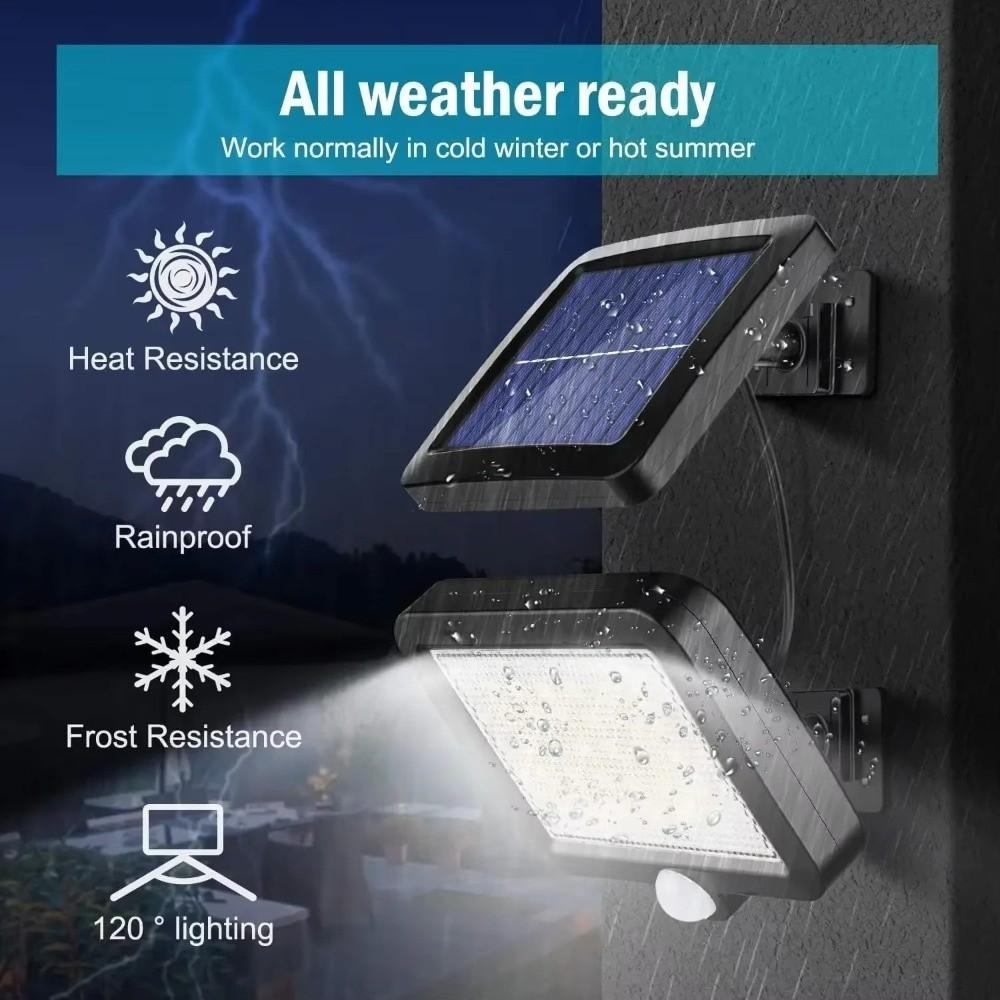Split Design Motion Sensor Light Waterproof Emergency Worklight Durable LED Garden Light Porch