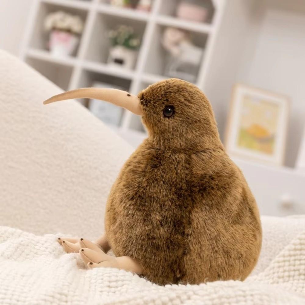 Soft Stuffed Kiwi Bird Plushie 12/28cm Cartoon Kiwi Plushie Cartoon Small Plush Toy for Kids