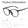 Round Myopia Glasses for Women Men Luxury Trend Anti Blue Light Minus Eyeglasses Finished Optical Spectacle Short Sight Eyewear
