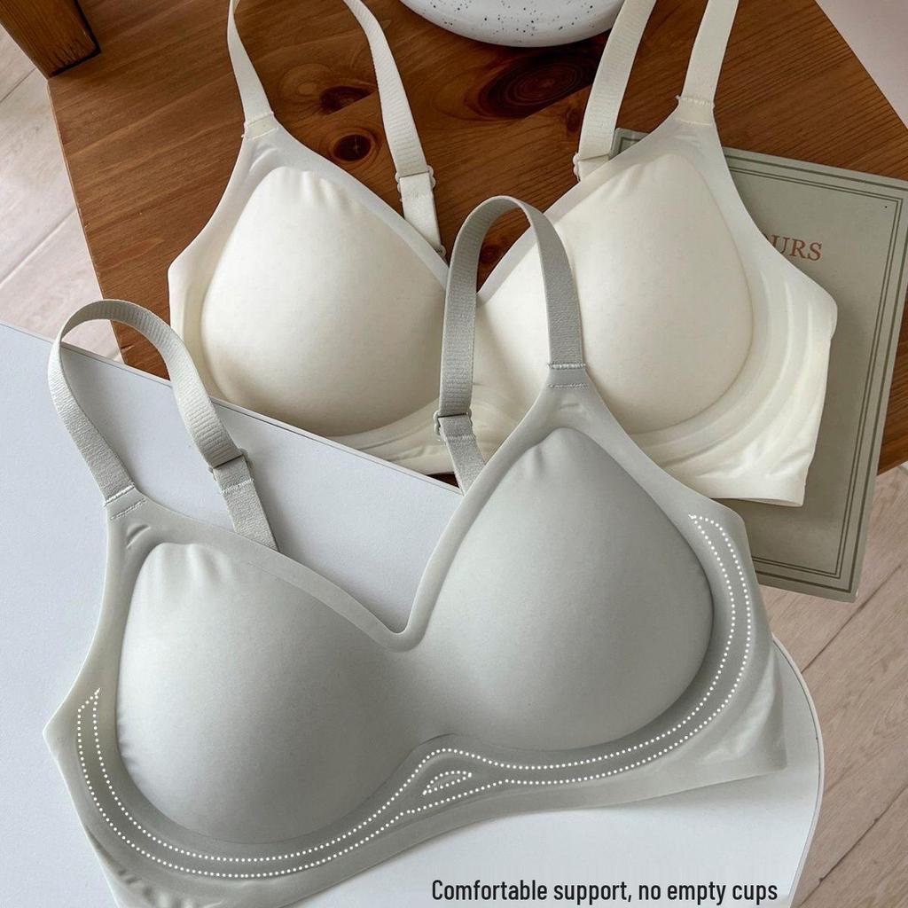 Cartoon Push-Up Wireless Bra for Small Busts with Side Support