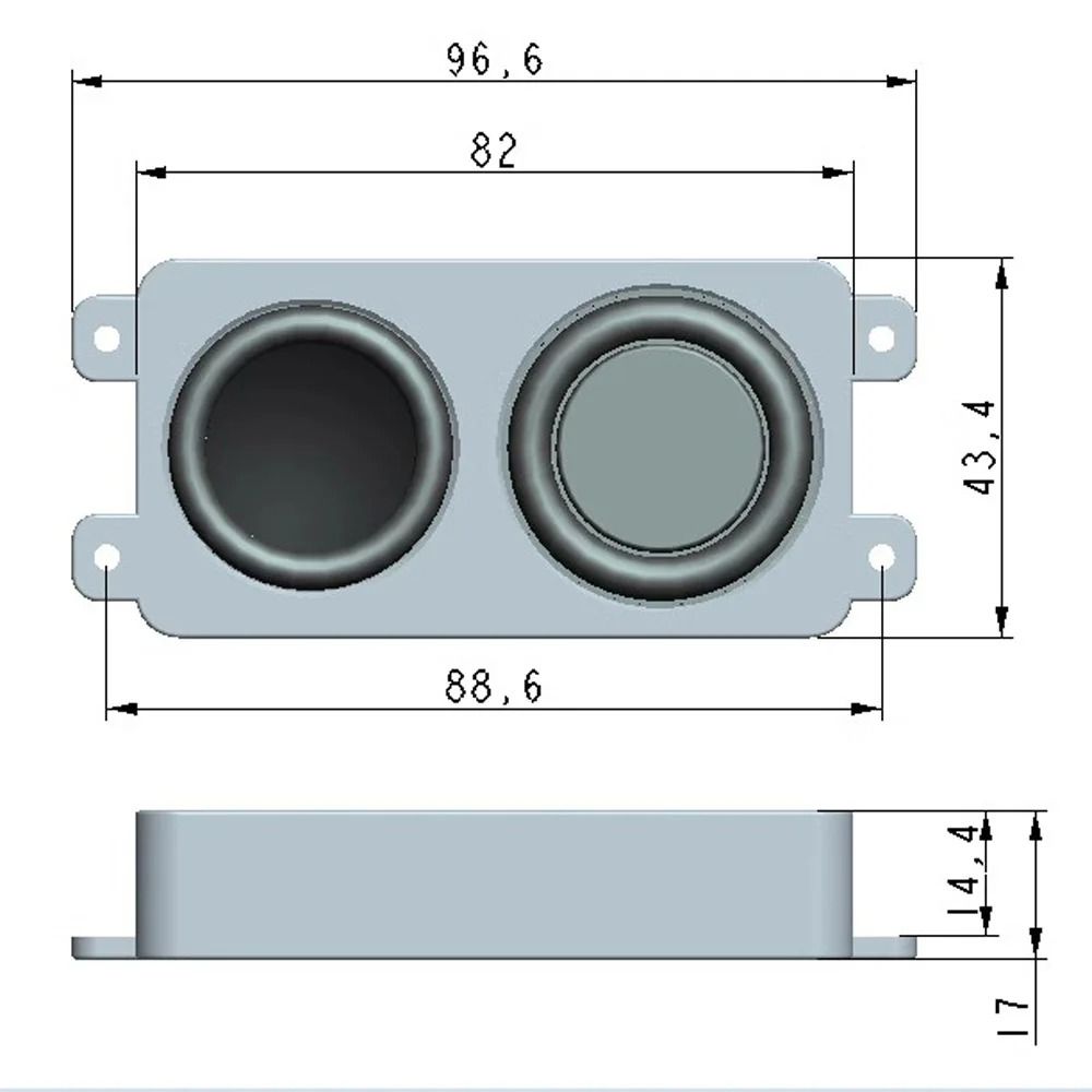 1Pcs Plastic Loudspeaker Connector Audio Speaker  For Advertising LCD TV Computer Home Theater