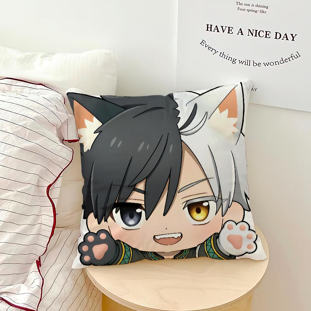 anime WIND B-BREAKER chibi S-Sakura Haruka Comfortable soft Pillow Case for Sofa Living Room Home office Decor Protective Covers