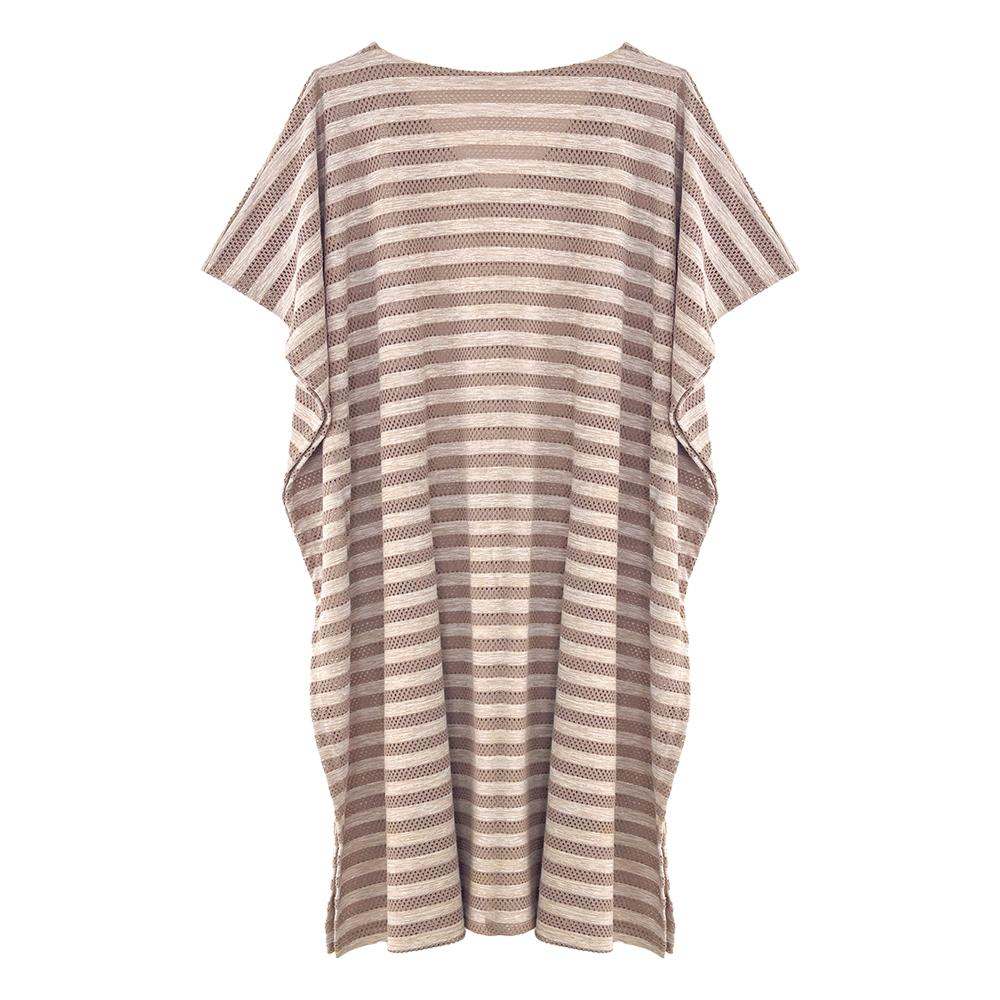 Diebeu Noavelo Robe_Stripe (Brown)