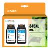 LAIPENG Refurbished Canon 345 Compatible Ink Set of with Latest IC High Individually and Remaining Ink Compatible with PIXUS and TR4530 Black BC-345XL