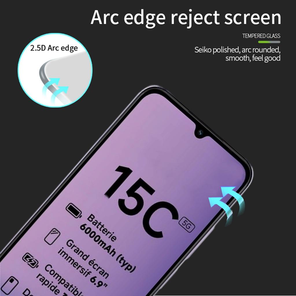 For Xiaomi Redmi 15C 5G (EU) (173mm) Tempered Glass Film PINWUYO JK Series-2 9H Full Screen Protector