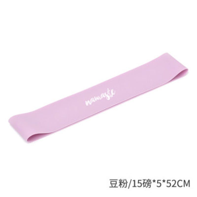 

Hiyoga Fitness Shaping Beginner Stretching Belt Yoga Elastic ring-bean powder/15 pounds * 5*52cm