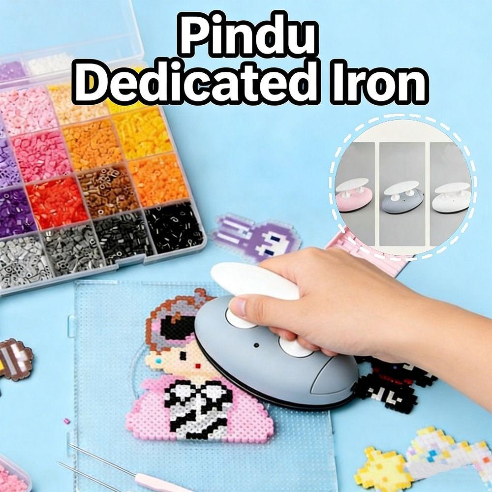 Creative DIY Craft Mini Ironing Beads Eectric Iron Plastic Beads Education Collage Beans Tool 3D Puzzle Iron Children