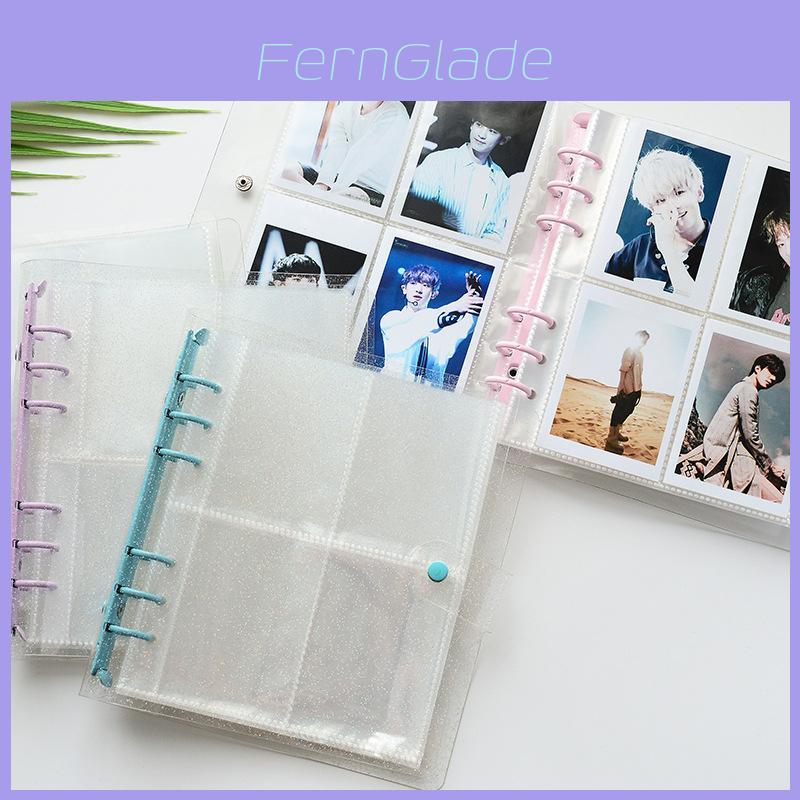 Glittery Transparent 200/100 Pockets Photocard Binder Holder For Kpop Albums