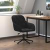 Day and Night - Day and Night Black Velvet Swivel Office Chair