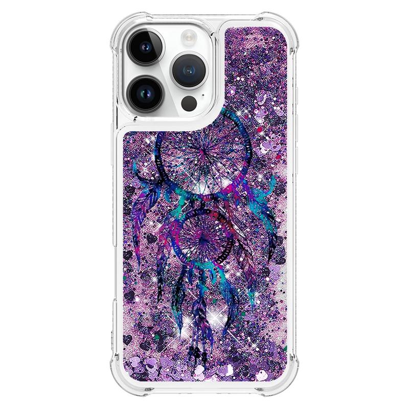 I Phone 16 Pro Max Case On For Funda iPhone 16 Pro MAX Cover Glitter Dynamic Liquid Case For Apple16 Plus 16ProMax Cases Etui