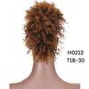 MISS WIG Estensioni sintetiche dei capelli Mohawk ricci crespi Pezzi di capelli colorati con clip per le donne Party