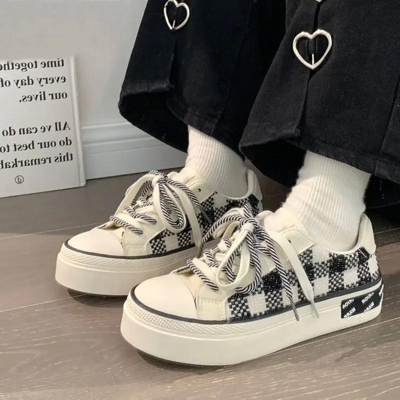 Fashion Fashion 2025 Breathable High On Platform Ladies Footwear Walking New Comfortable and Elegant 39 Casual Trends Women's Shoes Sale