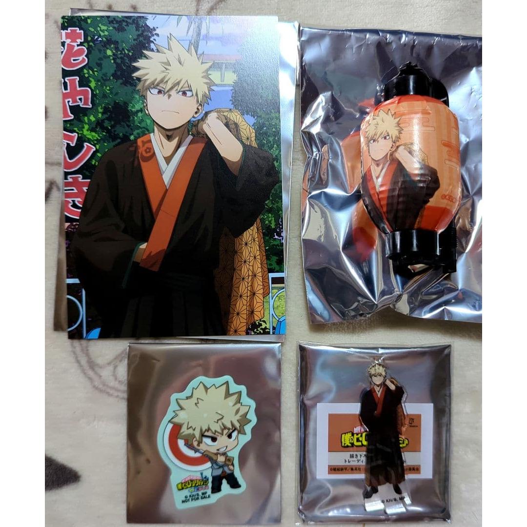 Used My Hero Academia Katsuki Bakugou Hanayashiki Collaboration Goods Set