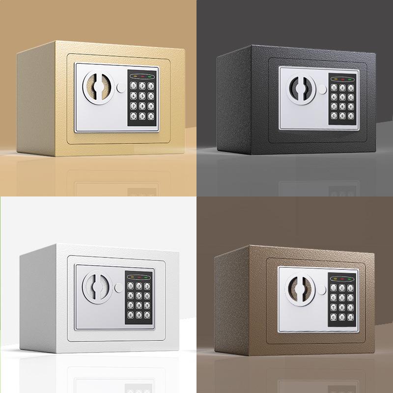 Mini 17E Electronic Safe: In-Wall Coin-Operated Piggy Bank for Households