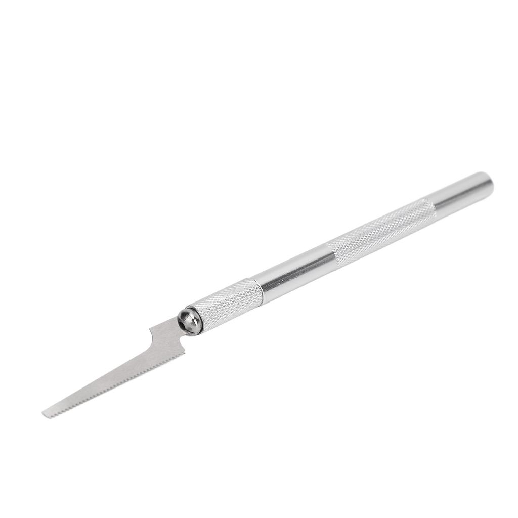 Mini Hand Saw Model Tools with 2 Different Blades Aluminum Alloy and Steel Mini Hand Saw Model Craft for Woodworking DIY Projects