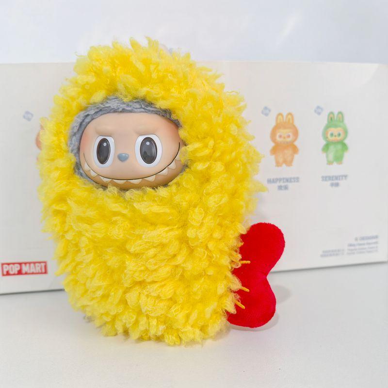 

Только одежда 10 см Каваи Лабубу Плюшевая игрушка Картофельные чипсы Кукуруза Животное Акула Динозавр Пчела Комбинезон Одежда Лабубу Подарок для детей