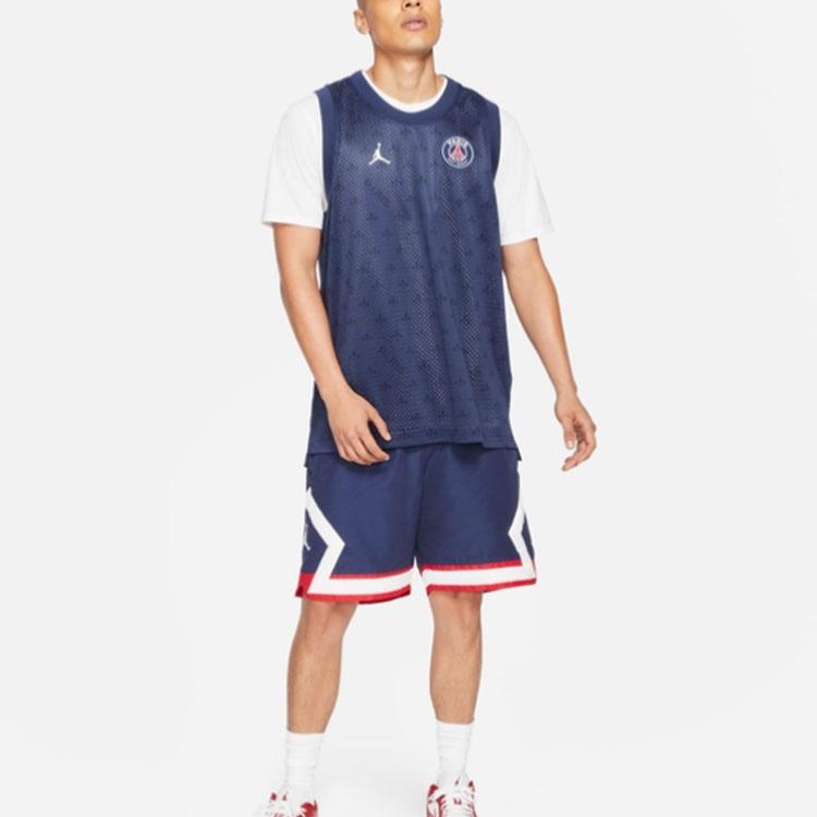 Jordan Paris Saint-Germain Loose-Fit Breathable Shorts Men Bottoms Blue DB6517-410